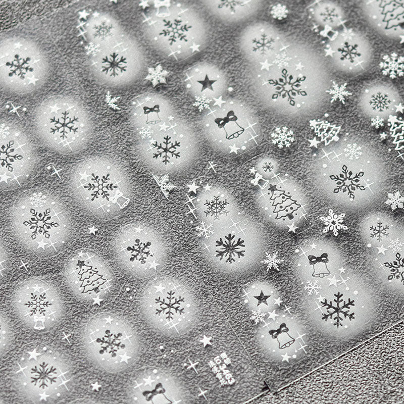Winter sonwflake nail sticker