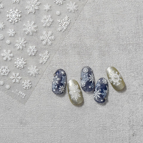 winter snowflake nail sticker