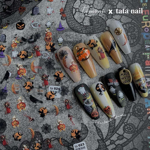 halloween nail look