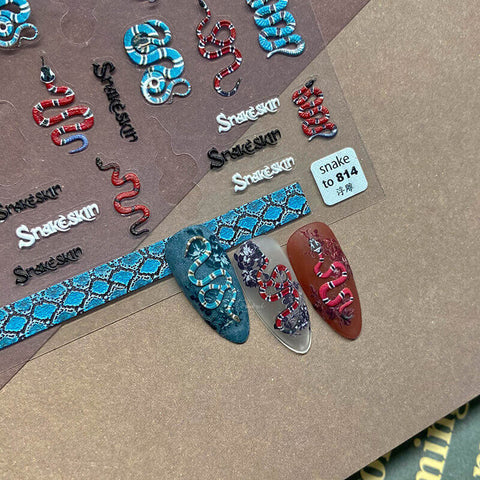 High-Quality Embossed Nail Stickers - Adhesive vinyl material