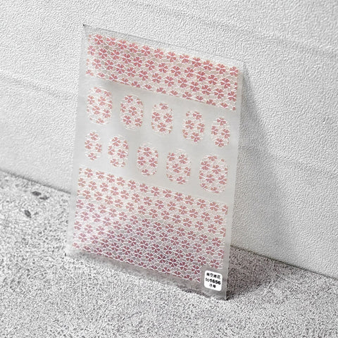 Flower Nail Stickers, Nail Decals, Nail Art Stickers, Nail Design Stickers, 5D Embossed, DIY Nails