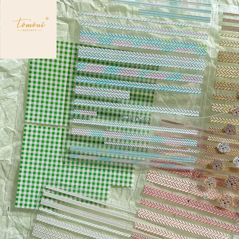 sweater nail strip stickers