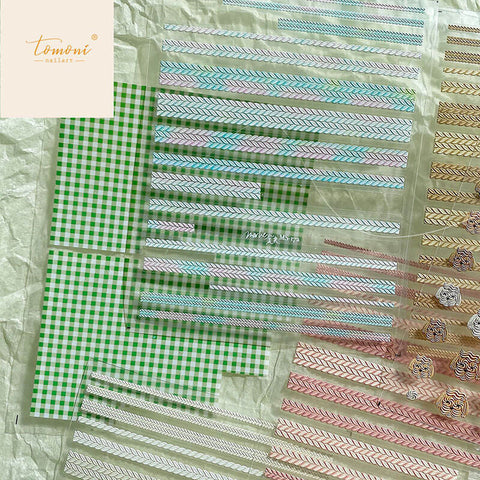 sweater nail strip stickers