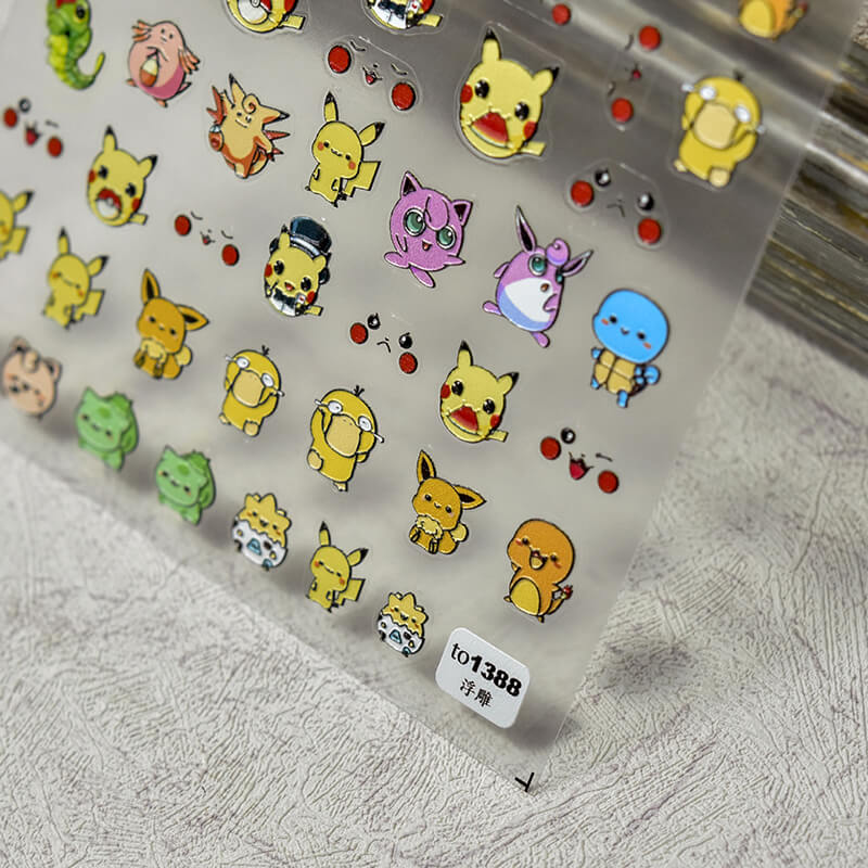 Fun Nail Art - Perfect for Pokémon fans