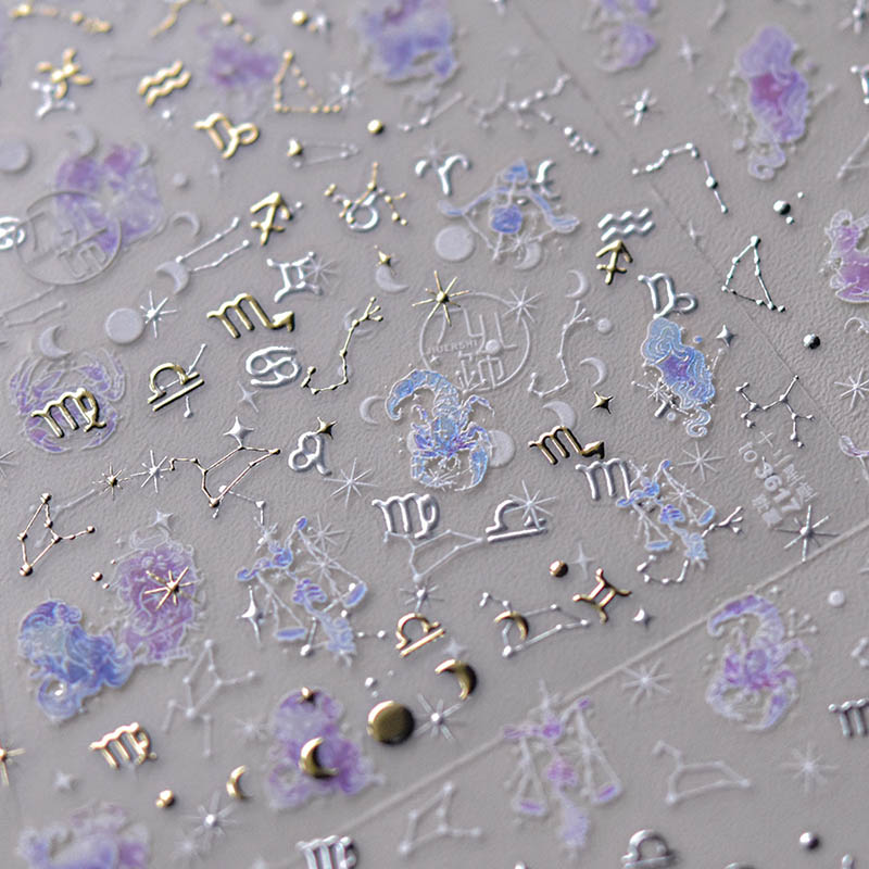 constellation nail decal sticker