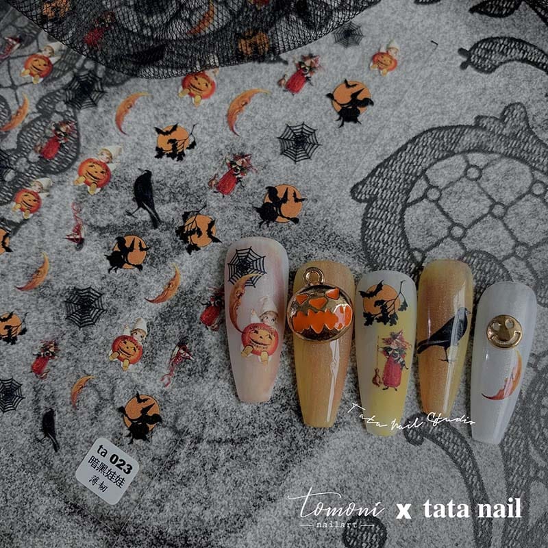 halloween nail design