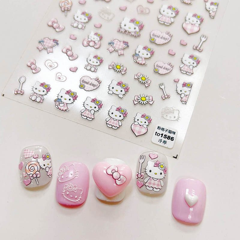 hello kitty nail decal stickers
