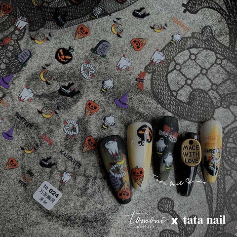 halloween nail art