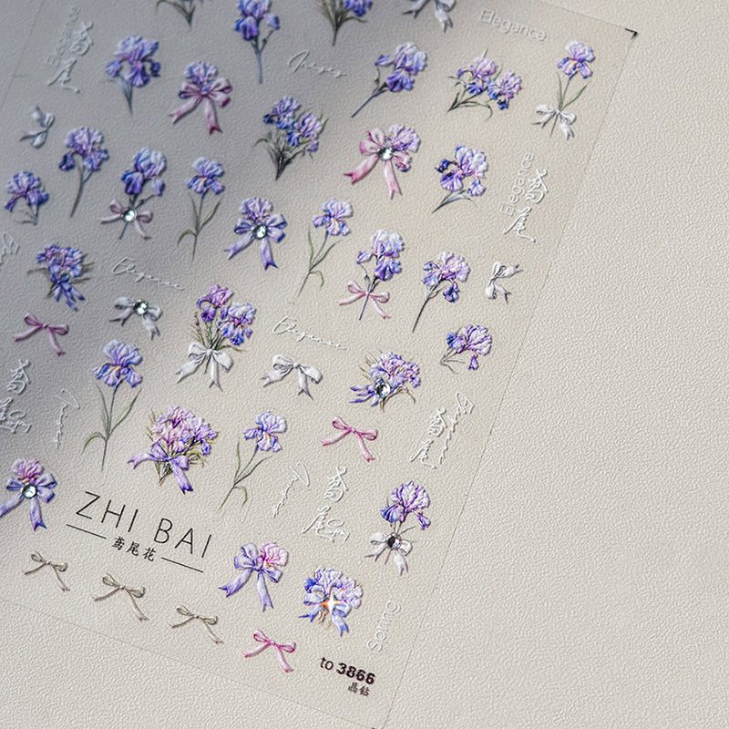 Floral Nail Stickers - Spring Nail Art Decals