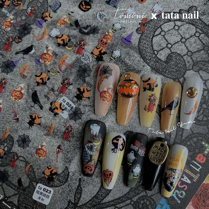hallowen nail design
