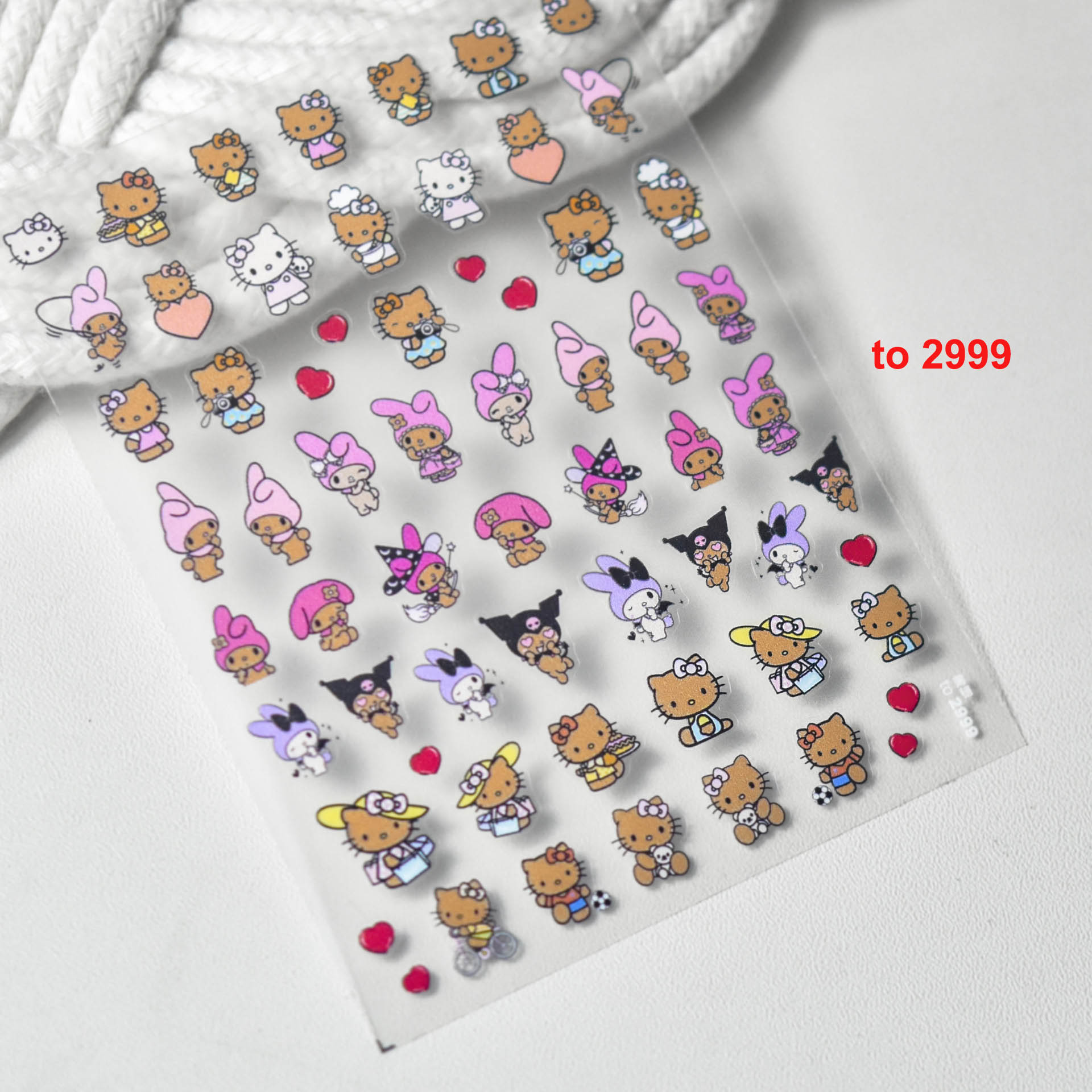 sanrio hello kitty nail decal stickers