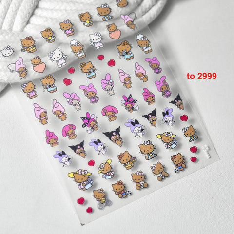 sanrio hello kitty nail decal stickers