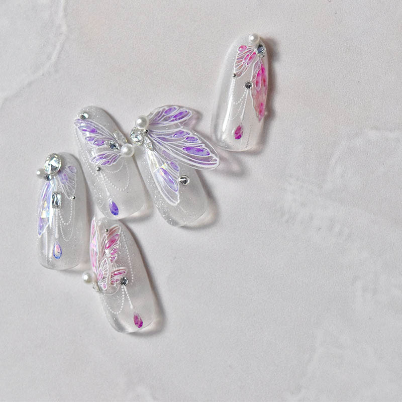 butterfly nail designs