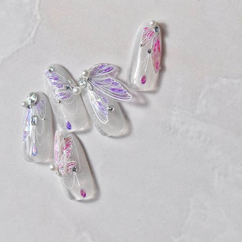 butterfly nail designs