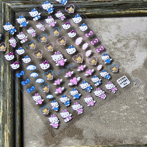 hello kitty nail decal