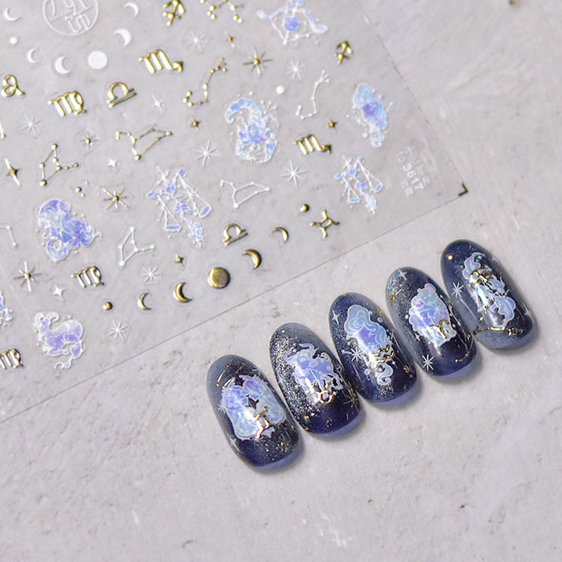 constellation nail designs