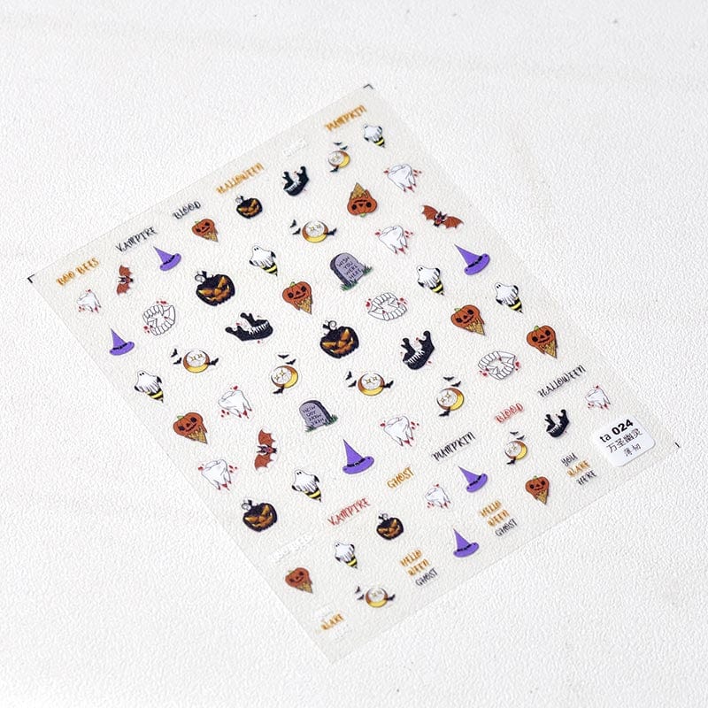 nail sticker for halloween