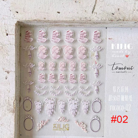 Sculpture human nail stickers