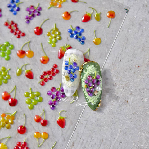 cute fruit nail designs