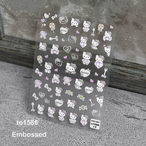 hello kitty nail art stickers