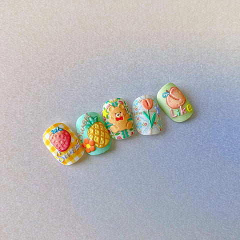 bear nail design