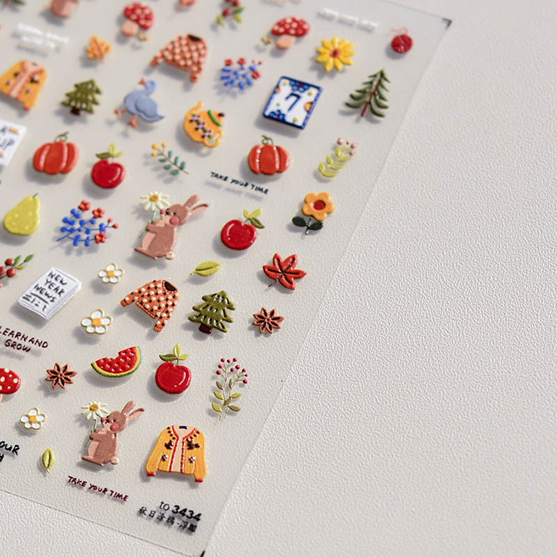 autumn nail decal sticker
