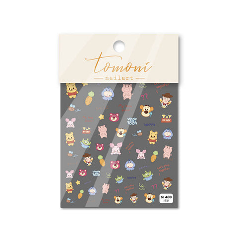 Cartoon Nail Sticker, Disney Nail Stickers, Disney Cartoon Nail Decals, Embossed Nail art Stickers