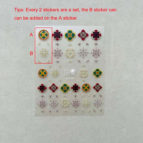 bohemia nail sticker tips