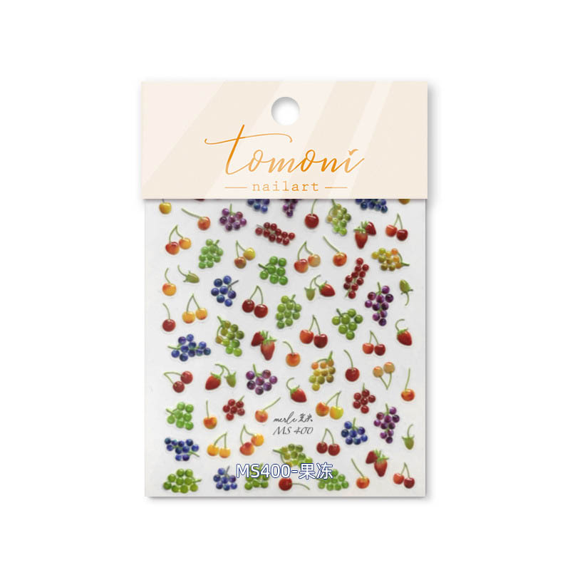 tomoni fruit nail decal sticker