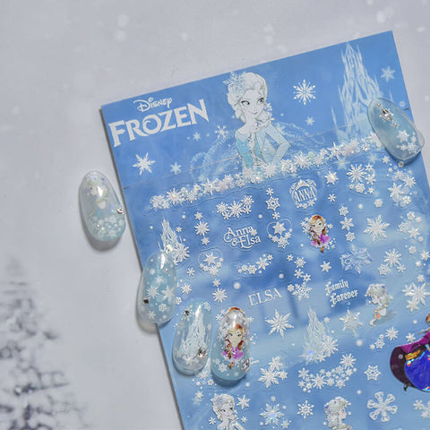FROZEN Nail Stickers, Elsa Nail Stickers, Winter Nail Decals, FROZEN Stickers, Snowflake Nail Stickers, Disney Nail Stickers