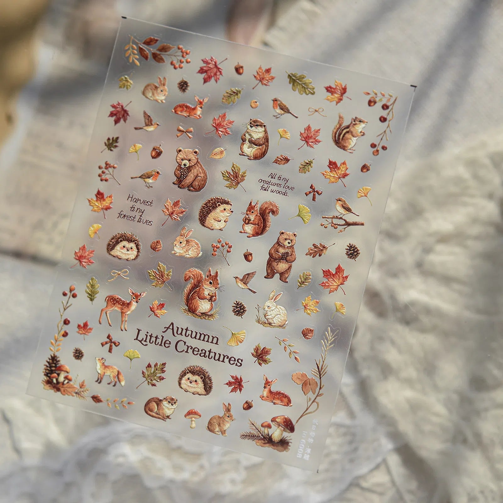 Bear Zoo Nail Stickers | Kawaii Animal Nail Art Decals - image 4