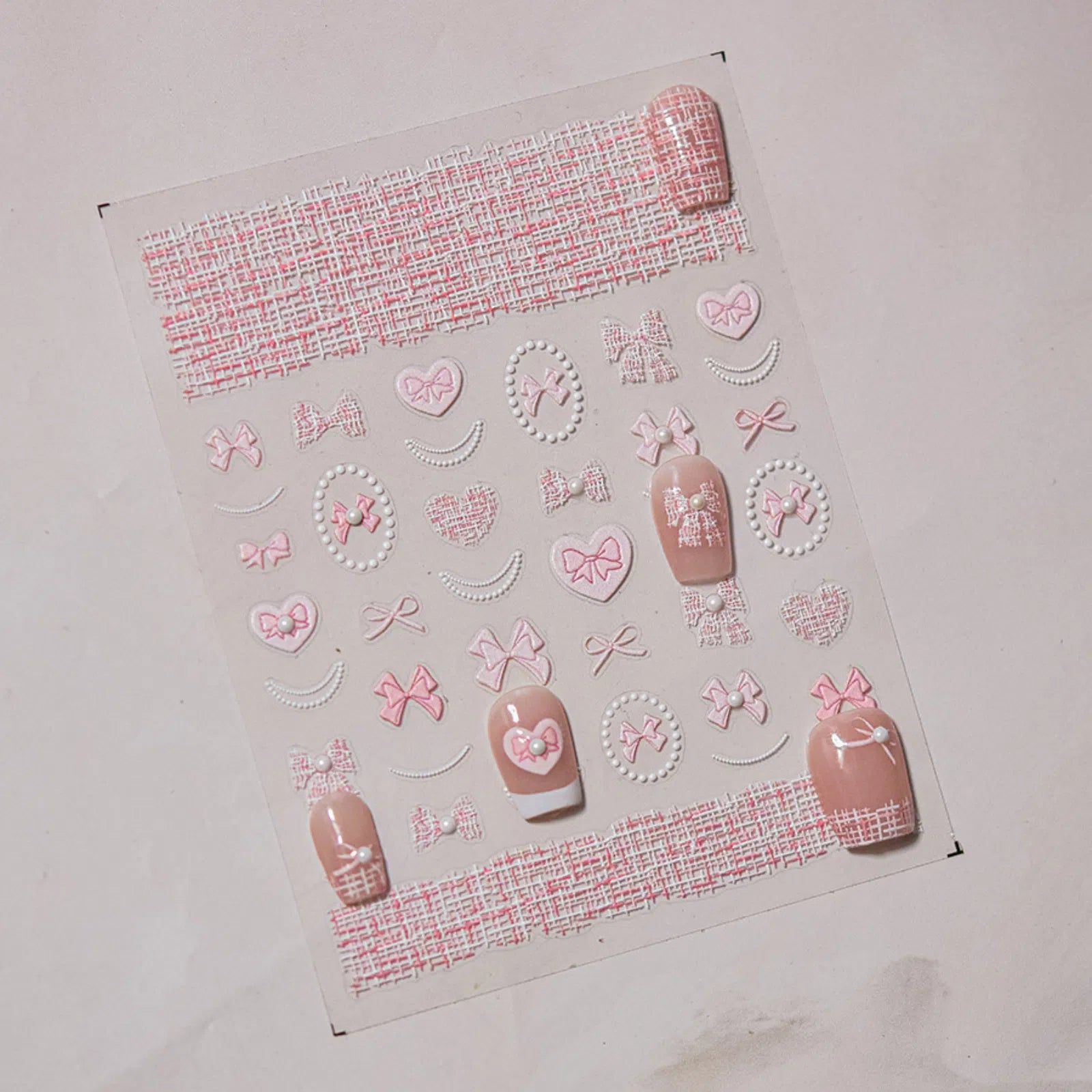 Black Cat Doodle Nail Stickers | Kawaii Nail Art Decals image