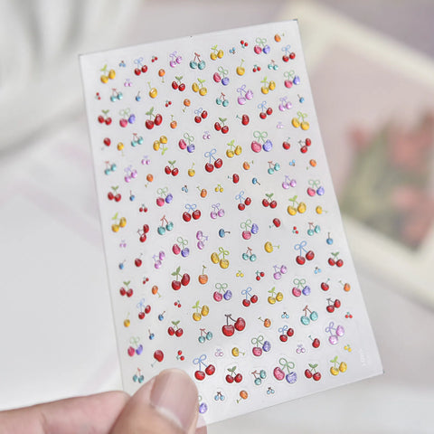 to5901 Blueberry Fruit Nail Stickers variant image - Tomoni Nail Art