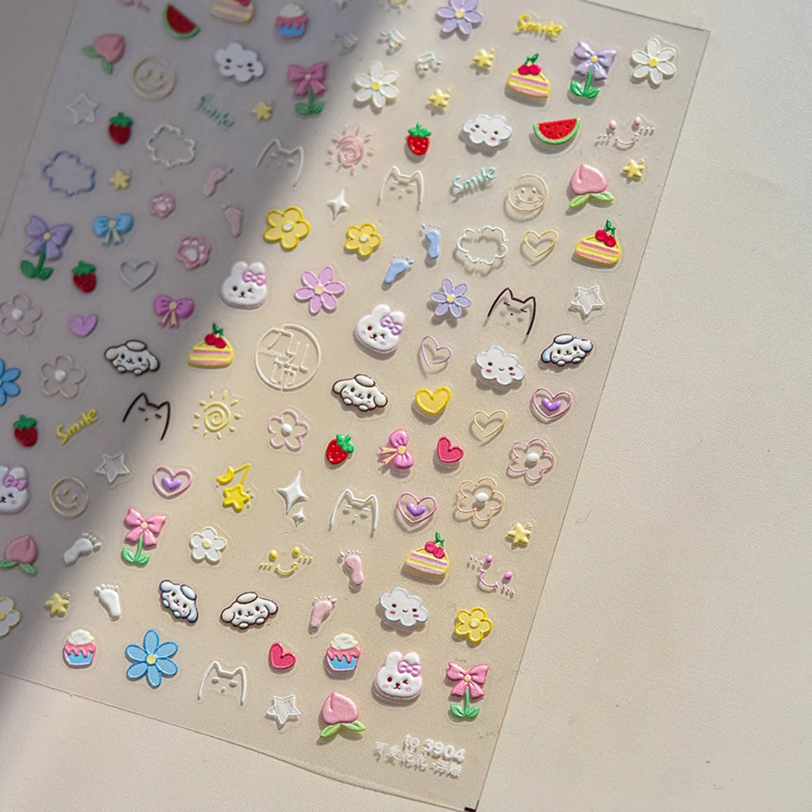 Bow Nail Stickers | Coquette Nail Art Decals image