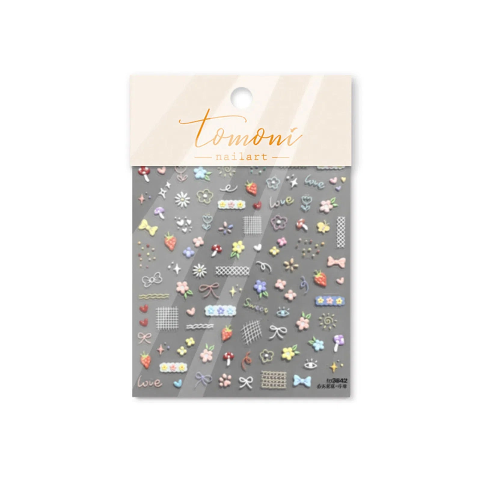 to3842 Bow Nail Stickers | Coquette Nail Art Decals