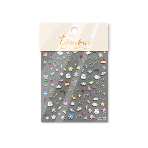 to3904 Bow Nail Stickers | Coquette Nail Art Decals