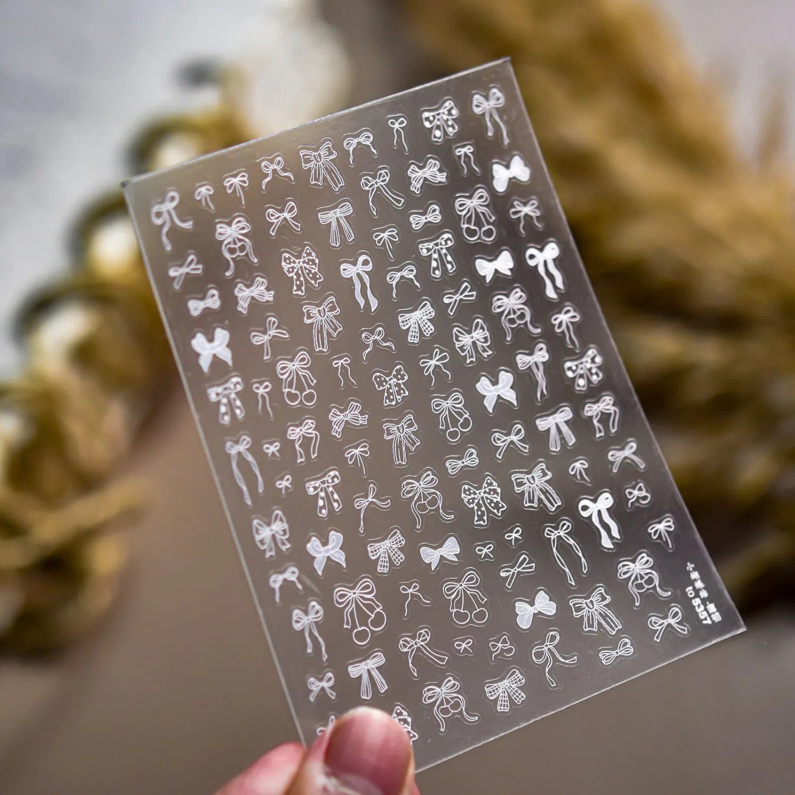 to5357 Bow Nail Stickers | Coquette Nail Art Decals