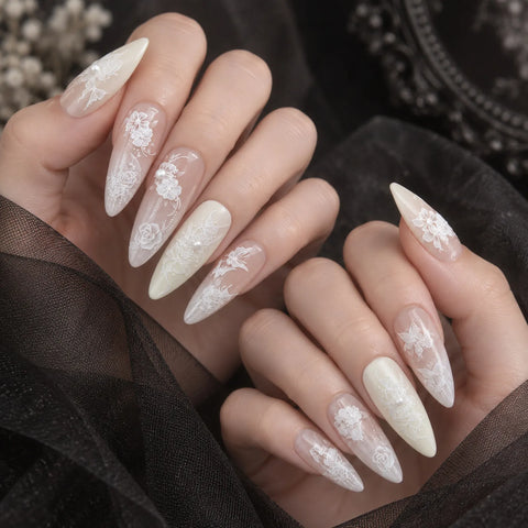 Butterfly Flower Nail Stickers - nail art product image 1
