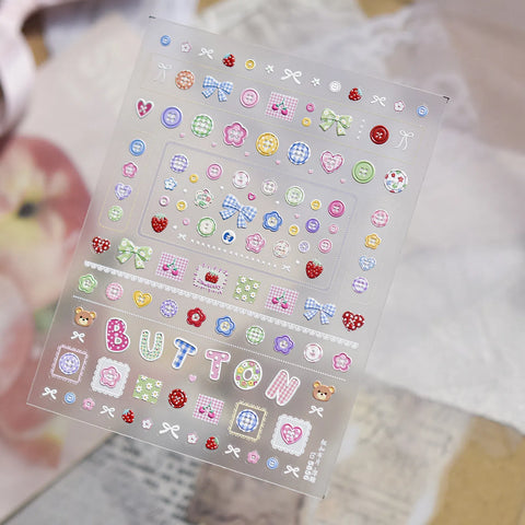 to5856 Butterfly Patchwork Nail Stickers variant image - Tomoni Nail Art