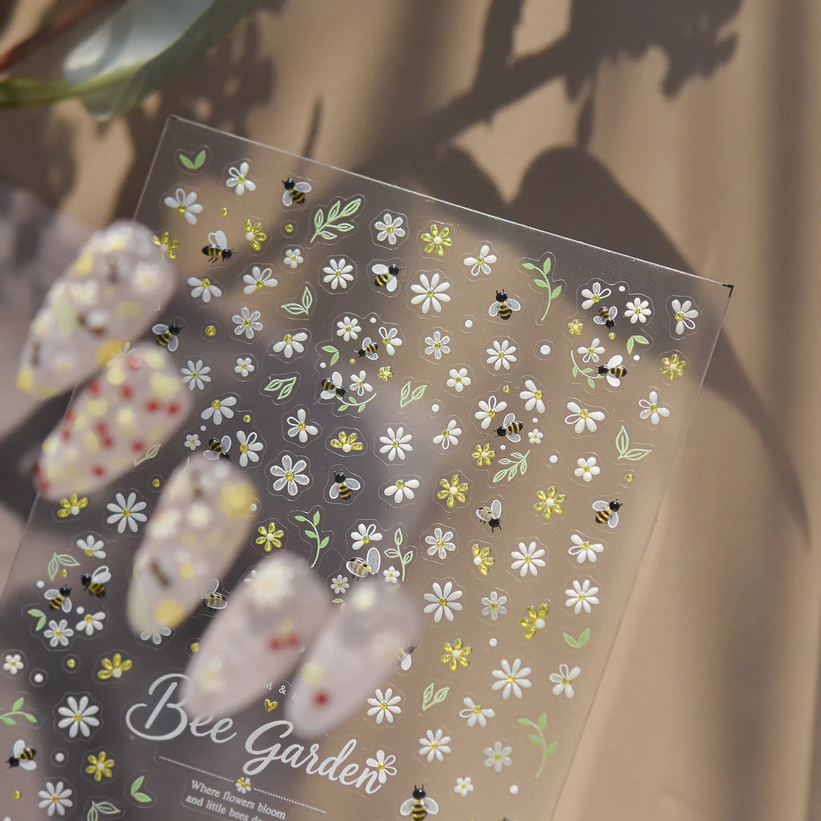 Cherry Blossom Nail Stickers | Fresh Floral Nail Art Decals - image 3