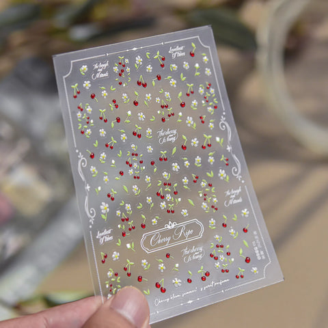 to5860 Cherry Blossom Nail Stickers variant image - Tomoni Nail Art
