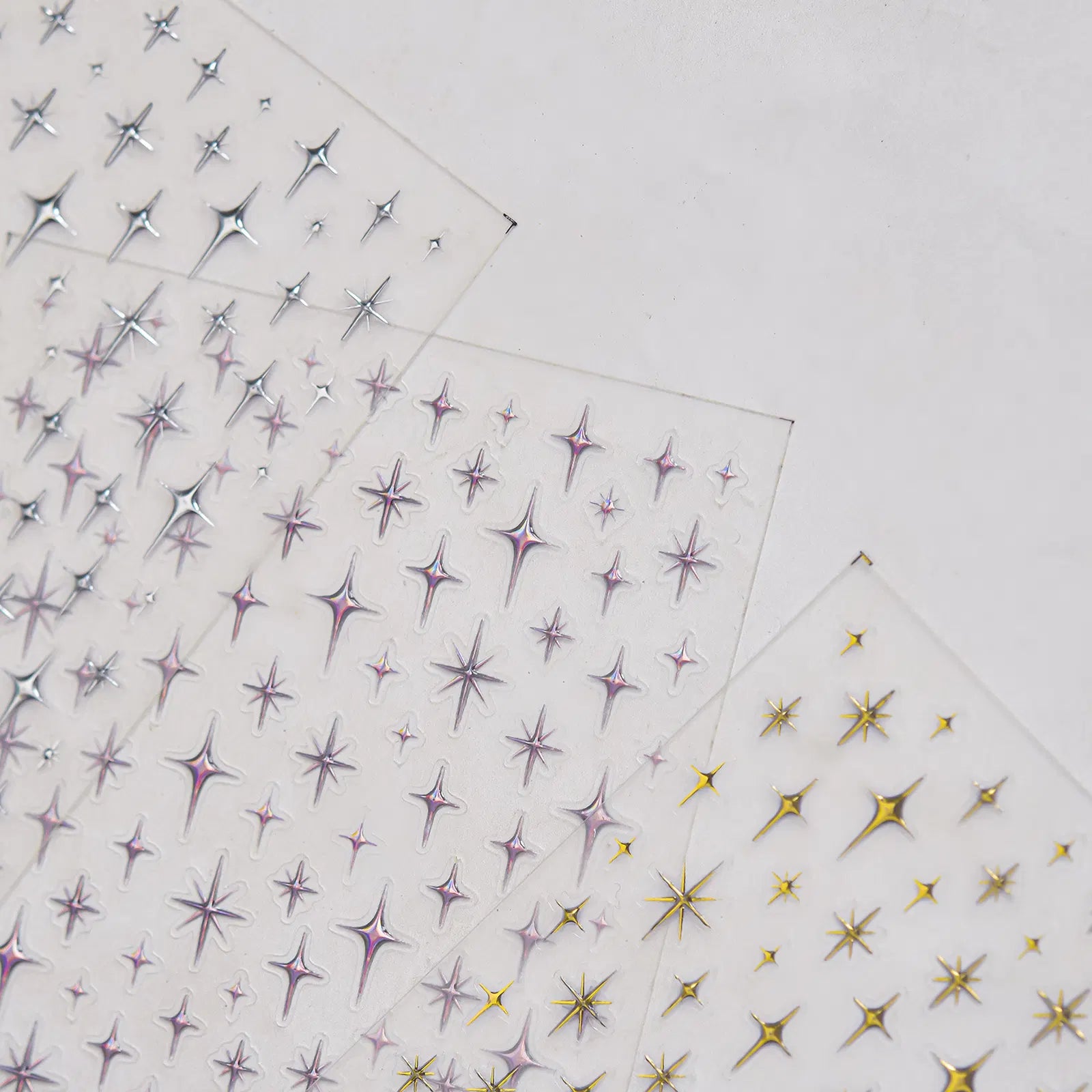 Colorful Star Nail Stickers | Sweet Celestial Nail Art Decals - image 2