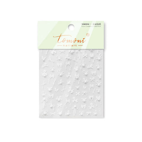 to4819-1 Crystal Bow Nail Stickers variant image - Tomoni Nail Art