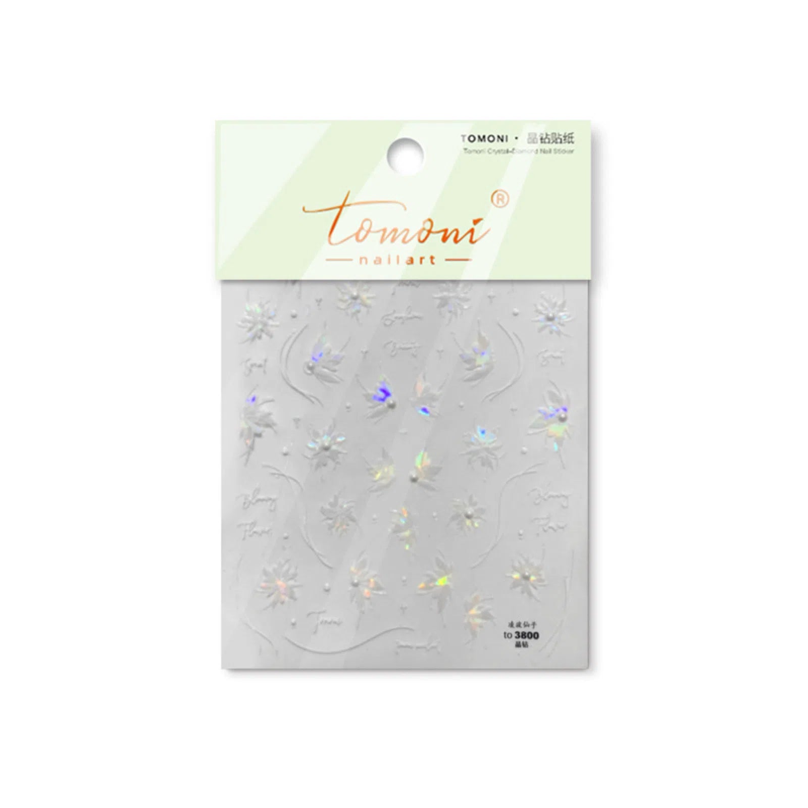 to3800 Crystal Lily Nail Stickers variant image - Tomoni Nail Art