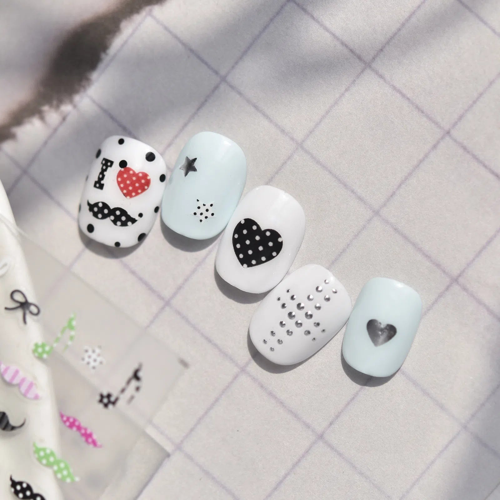 Dopamine Dot Nail Stickers | Trendy Colorful Nail Art Decals - image 4