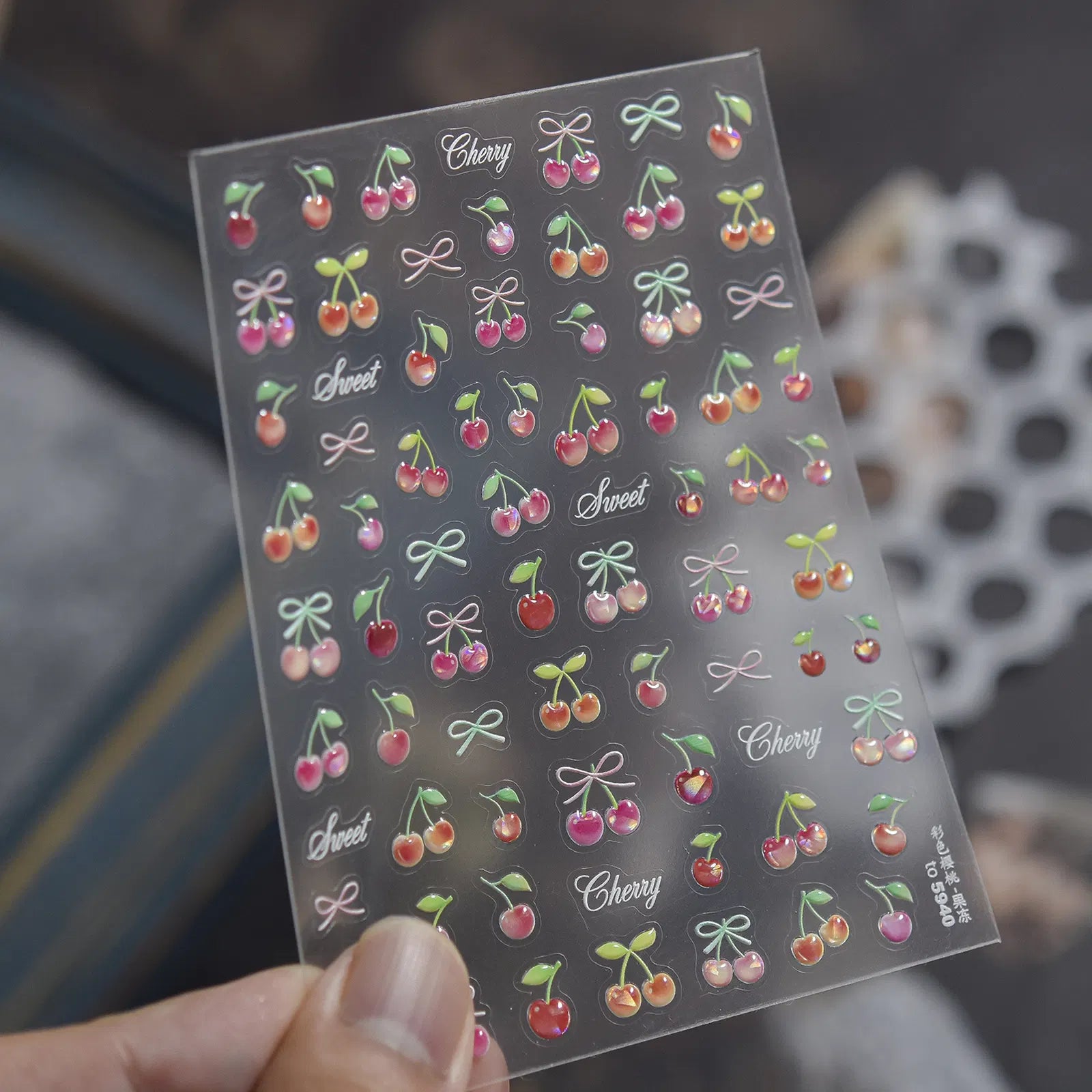 to5940 Glass Fruit Nail Stickers variant image - Tomoni Nail Art