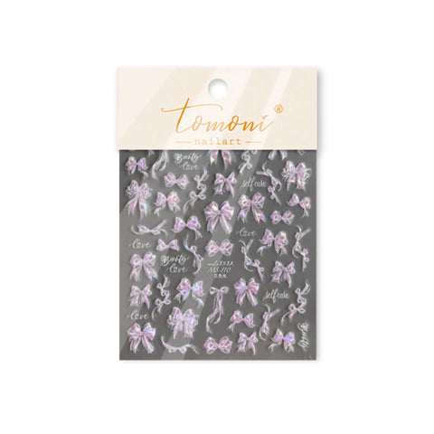 MS810 Gold Firework Nail Stickers | Holiday Nail Art Decals