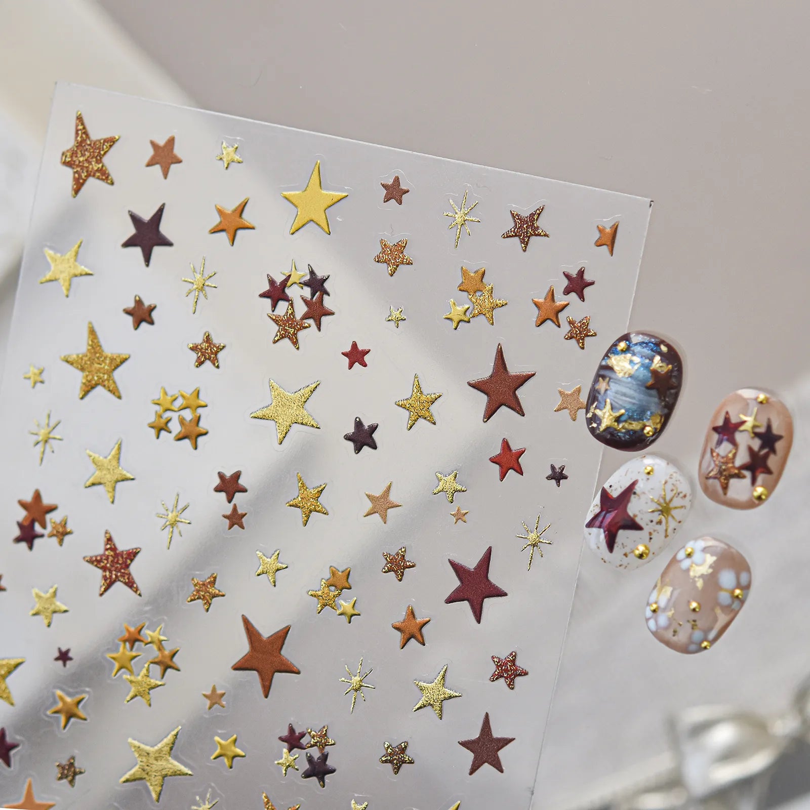 Heart Star Nail Stickers - nail art product image 1