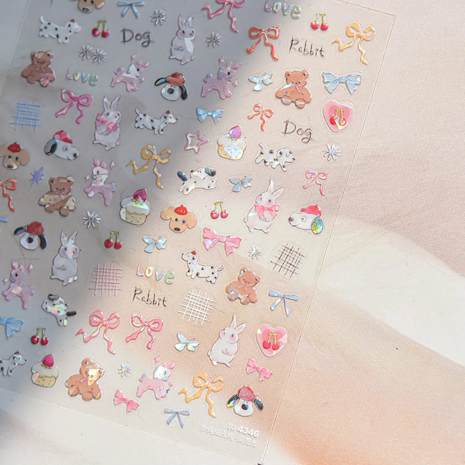 Kawaii Doodle Nail Stickers | Cute Cartoon Nail Art Decals - image 2