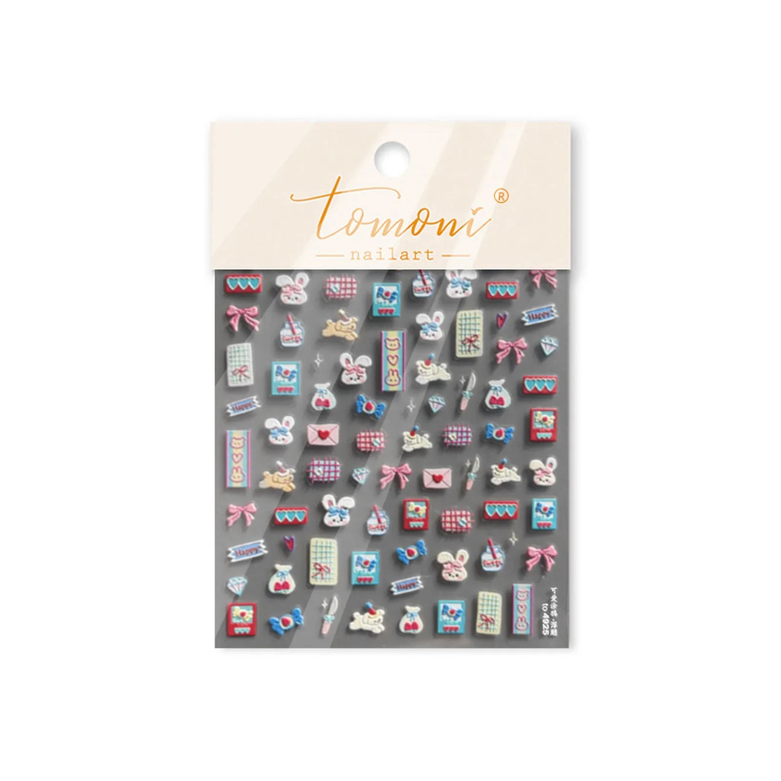 to4925 Kawaii Doodle Nail Stickers variant image - Tomoni Nail Art